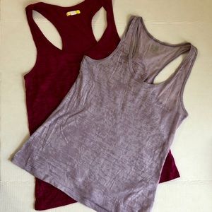 BDG Burnout Racerback Tank Tops | Bundle of 2 | Md